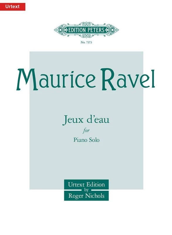 Hal Leonard Manuscript RAVEL Jeux D'eau 3 Hal Leonard Manuscript RAVEL Jeux D'eau