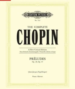 Hal Leonard Manuscript CHOPIN Preludes Op. 28, Op. 45