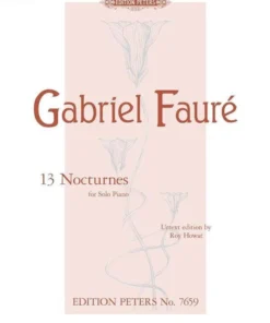 Hal Leonard FAURE 13 Nocturnes For Solo Piano Manuscript