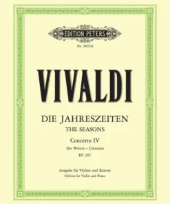 Hal Leonard Manuscript The Four Seasons Op. 8 No. 4 In F Minor 'Winter'