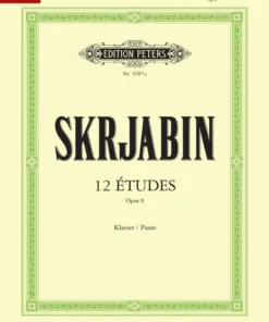 Hal Leonard SKRJABIN 12 Studies, Op. 8