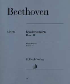 Crescendo Music Beethoven Piano Sonatas Volume 2 Urtext Henle Edition