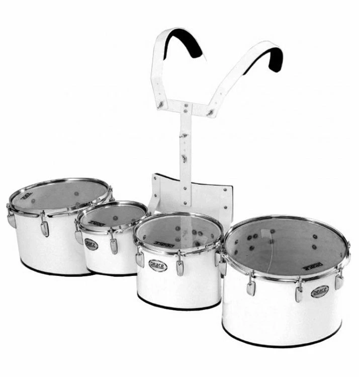 Crescendo Music Percussion Peace Marching Drum Quad Set With Carrier 3 Crescendo Music Percussion Peace Marching Drum Quad Set With Carrier