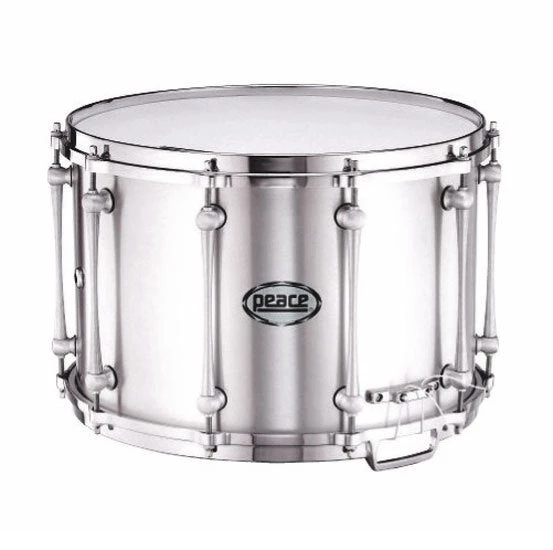 Crescendo Music Peace Aluminium Marching Snare Drum (14 X 10") 3 Crescendo Music Peace Aluminium Marching Snare Drum (14 X 10")