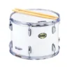 Crescendo Music Percussion Peace 12 Lug Marching Snare Drum In White (14 X 10") 2 Crescendo Music Percussion Peace 12 Lug Marching Snare Drum In White (14 X 10")