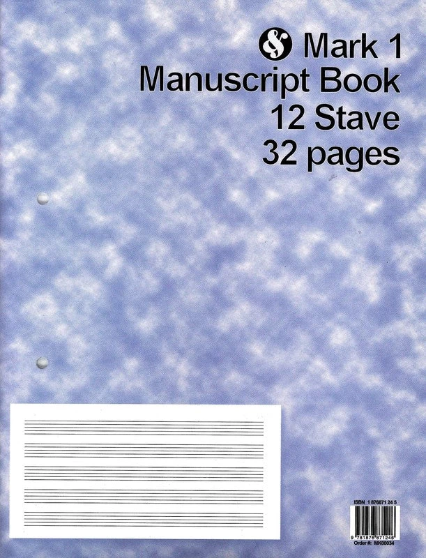 Crescendo Music Mark 1 Manuscript Book 12 Stave 32 Pages 3 Crescendo Music Mark 1 Manuscript Book 12 Stave 32 Pages