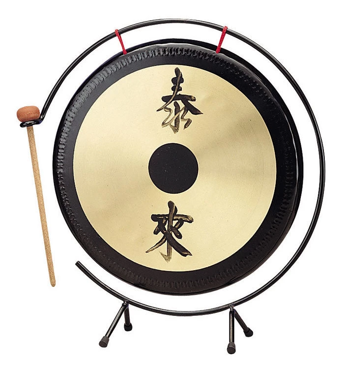 Opus Percussion 12" Gong With Stand & Mallet 3 Opus Percussion 12" Gong With Stand & Mallet