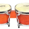 Percussion Plus Deluxe 6 & 7" Wooden Bongos In Gloss Lacquer Finish 2 Percussion Plus Deluxe 6 & 7" Wooden Bongos In Gloss Lacquer Finish