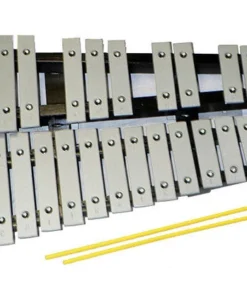 Percussion Plus PP4030 30 Note Glockenspiel With Black Wood Folding Frame & Bag