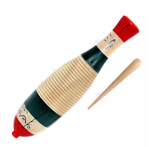 Percussion Plus Medium Wooden Fish Shape Guiro In 3-Tone Finish 3 Percussion Plus Medium Wooden Fish Shape Guiro In 3-Tone Finish