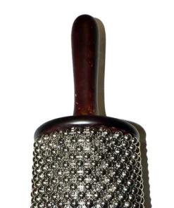 Percussion Plus Small Cabasa In Wine Red With Nickel-plated Beads