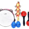 Crescendo Music Percussion Plus 4-Piece Percussion Set In Carry Bag