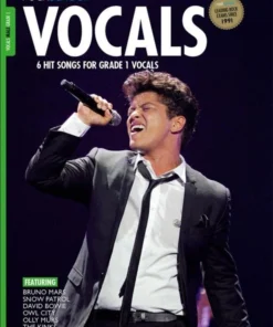 Crescendo Music Rockschool Vocals Grade 1 To Grade 8 Male (2014-2020) Manuscript