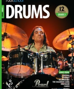 Crescendo Music Manuscript Rockschool Drums Debut To Grade 8 (2018-2024)