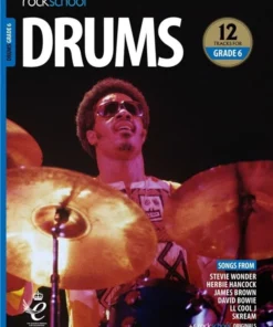 Crescendo Music Manuscript Rockschool Drums Debut To Grade 8 (2018-2024)