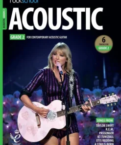 Crescendo Music Manuscript Rockschool Acoustic Guitar Debut To Grade 8 (2019+)