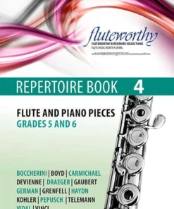 Crescendo Music Manuscript Fluteworthy Repertoire Book 4
