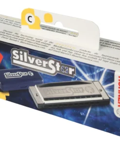 Hohner Silver Star 10-Hole Diatonic Harmonica Folk & Native 7 Hohner Silver Star 10-Hole Diatonic Harmonica Folk & Native