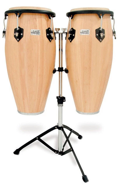 Percussion Toca 11 & 11"-3/4" Players Series Wooden Conga Set 3 Percussion Toca 11 & 11"-3/4" Players Series Wooden Conga Set