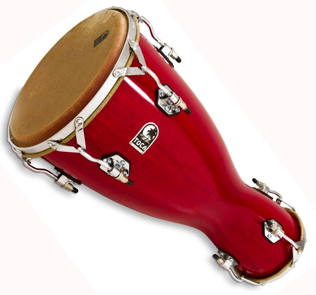 Percussion Toca Large Bata Drum Lya In Bright Red Lacquer Finish 3 Percussion Toca Large Bata Drum Lya In Bright Red Lacquer Finish