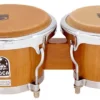 Percussion Toca Custom Deluxe Series 7 & 8-1/2" Wooden Bongos In Antique Maple