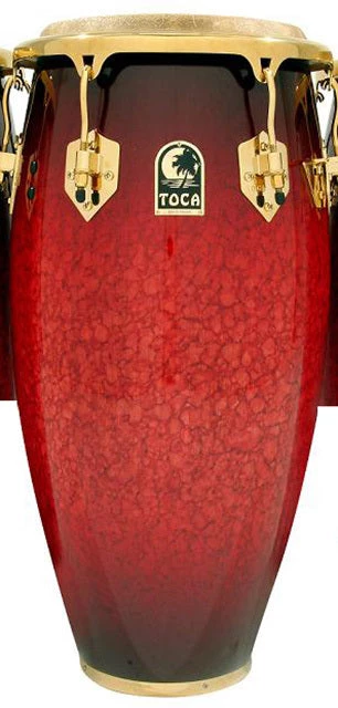 Percussion Toca LE Series 11" Wooden Quinto In Bordeaux 3 Percussion Toca LE Series 11" Wooden Quinto In Bordeaux
