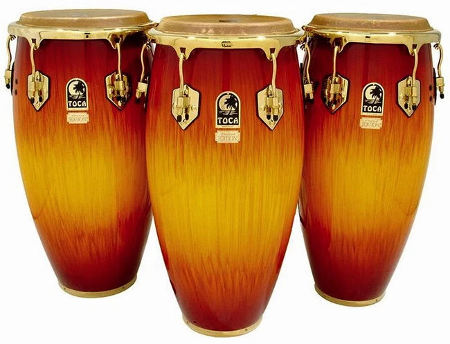 Toca LE Series 12-1/2" Wooden Tumba In Firestorm Percussion 4 Toca LE Series 12-1/2" Wooden Tumba In Firestorm Percussion