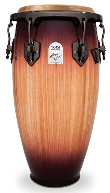Toca Signature Series 12-1/2" Eric Velez Wooden Tumba In Sunburst Percussion 3 Toca Signature Series 12-1/2" Eric Velez Wooden Tumba In Sunburst Percussion