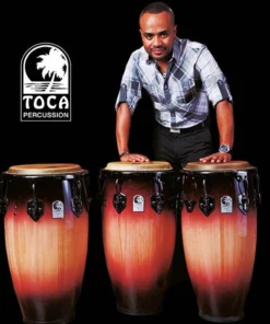 Toca Signature Series 12-1/2" Eric Velez Wooden Tumba In Sunburst Percussion 5 Toca Signature Series 12-1/2