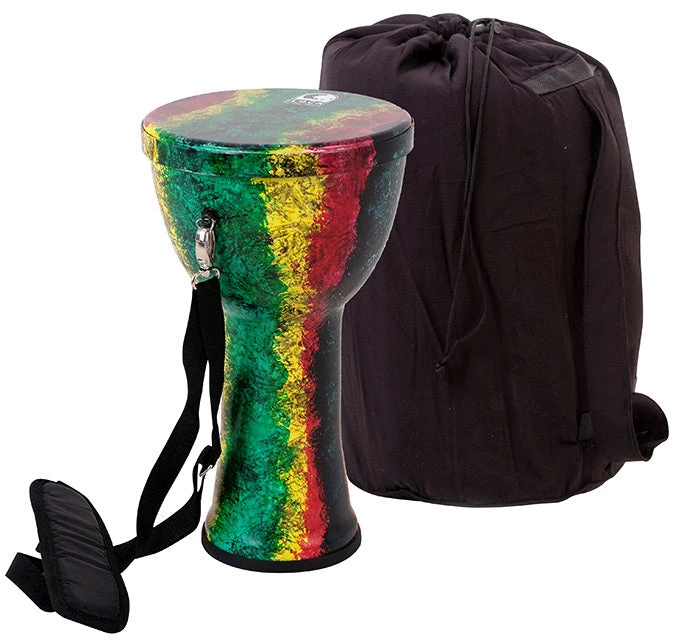 Toca Lightweights Series Hand Drum In Rasta (3 Sizes) Percussion 4 Toca Lightweights Series Hand Drum In Rasta (3 Sizes) Percussion