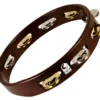 Toca Dark Acacia Hardwood 10" Tambourine With Single Row Of Jingles