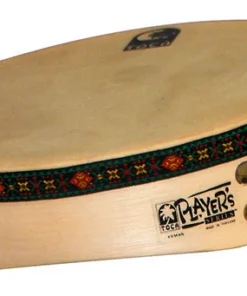Toca Players SeriesWooden 10" Tambourine With Head & Double Row Of Jingles