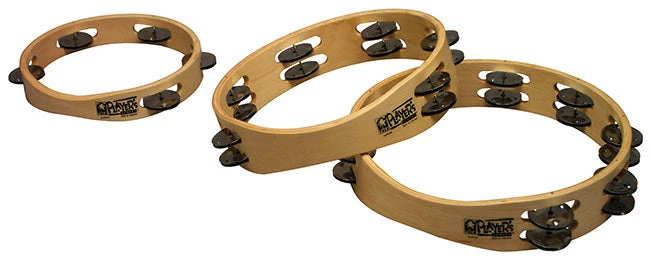 Toca Players Series 7-1/2" Wooden Tambourine With Single Row Of Jingles Percussion 4 Toca Players Series 7-1/2" Wooden Tambourine With Single Row Of Jingles Percussion