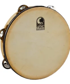 Toca Players Series Wooden 9" Tambourine With Head Percussion