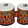 Percussion Toca 5 & 6" Freestyle Series Synthetic Bongos In Kente Cloth 1 Percussion Toca 5 & 6" Freestyle Series Synthetic Bongos In Kente Cloth