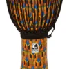 Crescendo Music Percussion Toca Freestyle 2 Series Djembe 14 Inch Kente Cloth With Bag