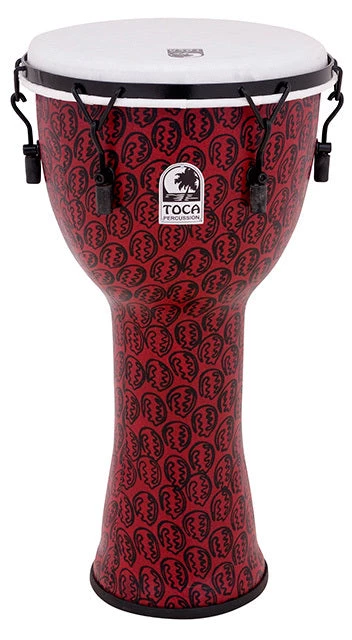 Crescendo Music Toca Freestyle 2 Series Mech Tuned Djembe 10" In Red Mask Percussion 3 Crescendo Music Toca Freestyle 2 Series Mech Tuned Djembe 10" In Red Mask Percussion