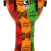 Crescendo Music Toca Freestyle 2 Series Mech Tuned Djembe 12" In Spirit Pattern Percussion