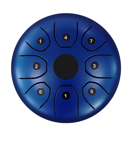 Crescendo Music QEP Music 5.5" Stainless Steel Geometry Drum W/Bag (5 Colours) 5 Crescendo Music QEP Music 5.5" Stainless Steel Geometry Drum W/Bag (5 Colours)