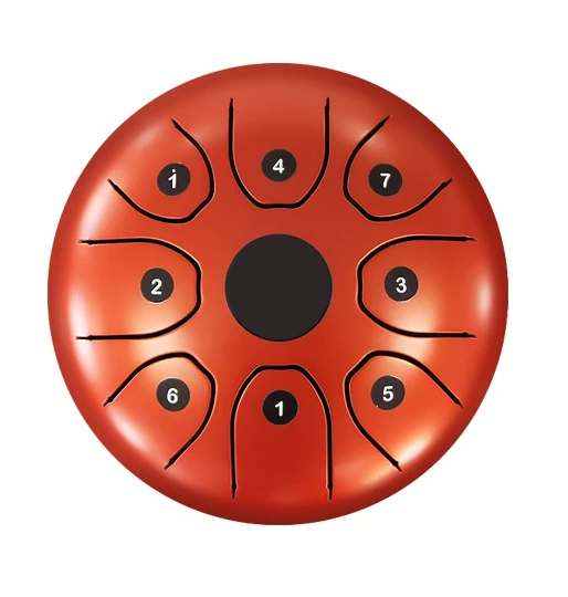 Crescendo Music QEP Music 5.5" Stainless Steel Geometry Drum W/Bag (5 Colours) 3 Crescendo Music QEP Music 5.5" Stainless Steel Geometry Drum W/Bag (5 Colours)