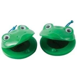 Crescendo Music Finger Castanets Frog Shape (1-Pair)