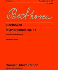 Hal Leonard Manuscript Grand Sonata Pathetique Op 13 In C Min Urtext Edition