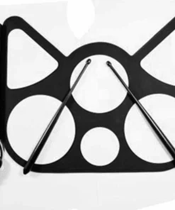 Crescendo Music Percussion Cherry USB-Powered Roll Up Drums Interface With Sounds, Sets & Effects