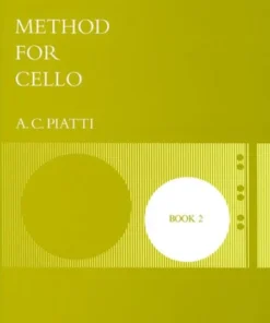Crescendo Music Piatti Method For Cello Manuscript