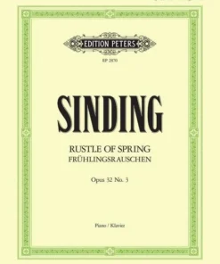 Hal Leonard SINDING Rustle Of Spring Op. 32 No. 3