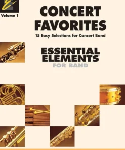Crescendo Music Concert Favorites Vol. 1 - Percussion
