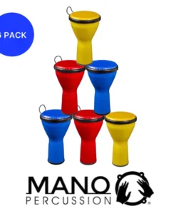 Toca Percussion Mano 8 Inch Djembe - Pack Of 6 Drums