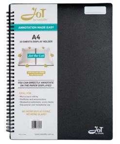 Crescendo Music Manuscript Rondofile Jot With Black Cover (10 Sheets)