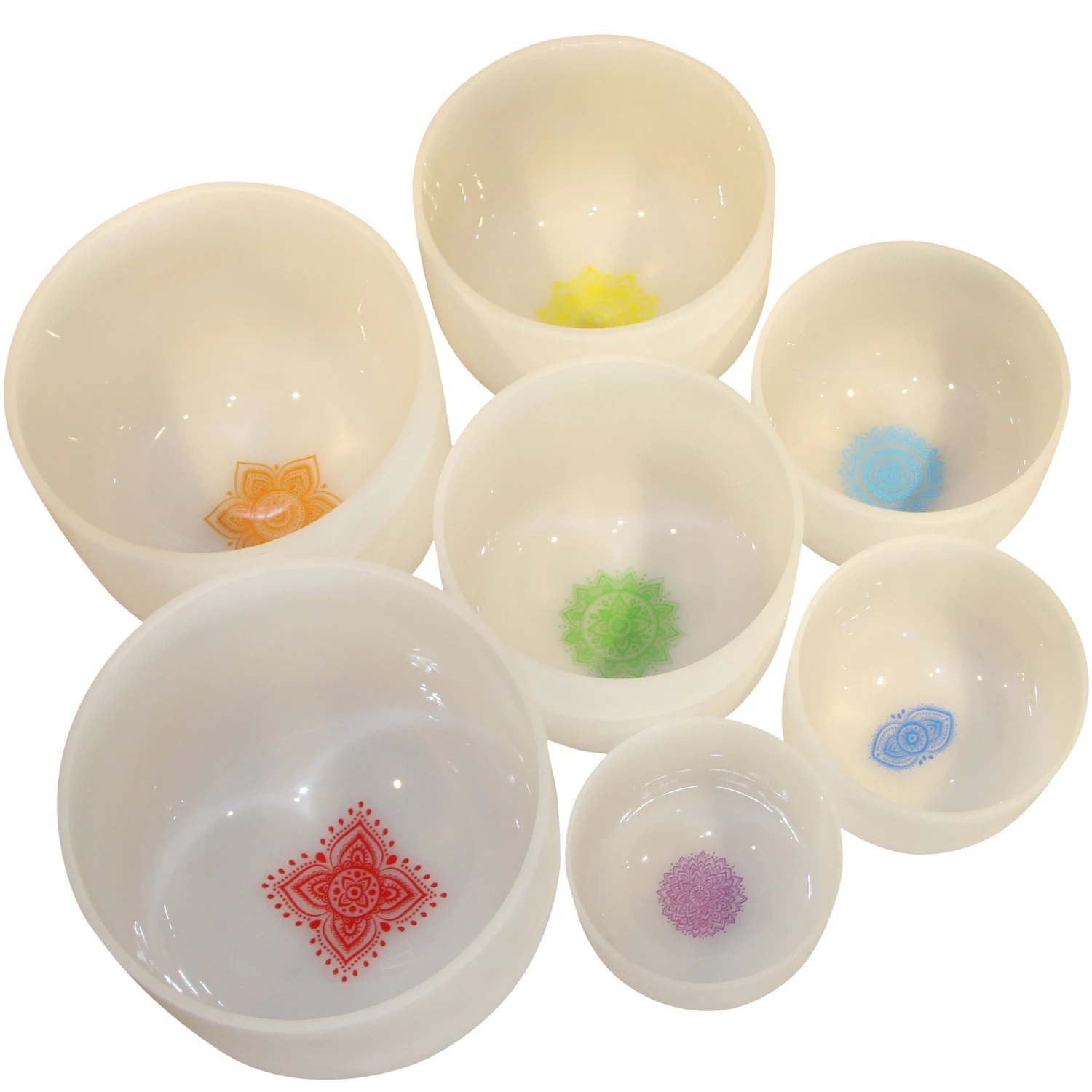 Crescendo Music Percussion QEP Music Pure Crystal Singing Bowl Set Of 7 4 Crescendo Music Percussion QEP Music Pure Crystal Singing Bowl Set Of 7